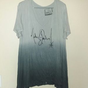 NWOT Michael Jackson ONE Gray Ombre Tunic Size 2X